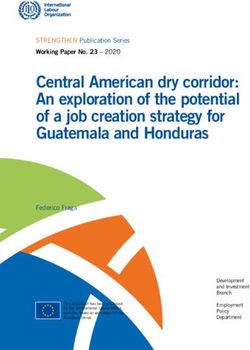 Central American dry corridor: An exploration of the potential of a job creation strategy for Guatemala and Honduras - ILO