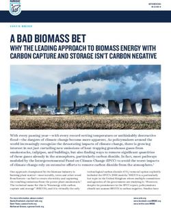 A BAD BIOMASS BET WHY THE LEADING APPROACH TO BIOMASS ENERGY WITH CARBON CAPTURE AND STORAGE ISN'T CARBON NEGATIVE