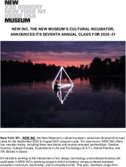 NEW INC, THE NEW MUSEUM'S CULTURAL INCUBATOR, ANNOUNCES ITS SEVENTH ANNUAL CLASS FOR 2020-21