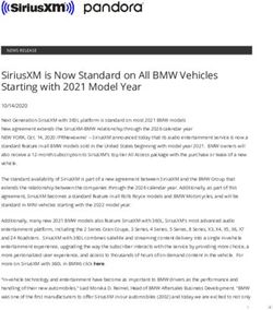 SiriusXM is Now Standard on All BMW Vehicles Starting with 2021 Model Year