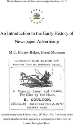 An Introduction to the Early History of Newspaper Advertising