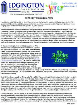 AN ANCIENT AND ABIDING FAITH - Edgington Evangelical ...