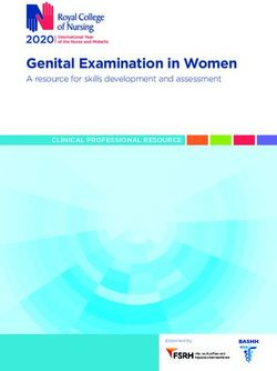 Genital Examination in Women - A resource for skills development and assessment - Royal College of Nursing
