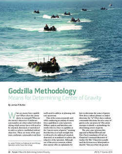 Godzilla Methodology Means for Determining Center of Gravity