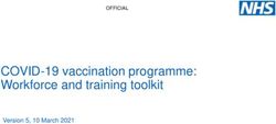 COVID-19 vaccination programme: Workforce and training toolkit - Version 5, 10 March 2021