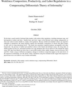 Workforce Composition, Productivity, and Labor Regulations in a Compensating Differentials Theory of Informality