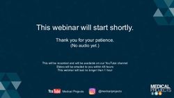 This webinar will start shortly - Thank you for your patience - Education Projects Group