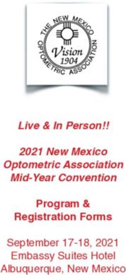 Live & In Person!! 2021 New Mexico Optometric Association Mid-Year Convention - Program & Registration Forms - New Mexico Optometric ...