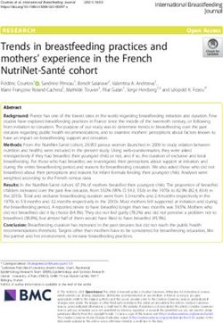 Trends in breastfeeding practices and mothers' experience in the French NutriNet-Santé cohort