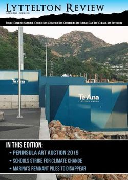 IN THIS EDITION: PENINSULA Art Auction 2019 Schools Strike for Climate Change Marina's remnant piles to disappear - Lyttelton