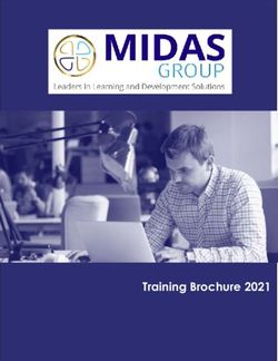Training Brochure 2021 - Midas Group