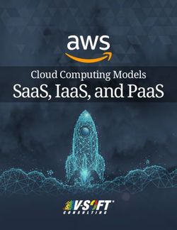 SAAS, IAAS, AND PAAS CLOUD COMPUTING MODELS - HUBSPOT