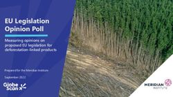 EU Legislation Opinion Poll - Measuring opinions on proposed EU legislation for deforestation-linked products - Fern