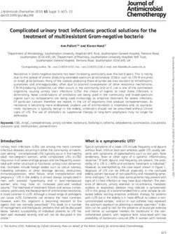 Complicated urinary tract infections: practical solutions for the treatment of multiresistant Gram-negative bacteria - Oxford Academic Journals
