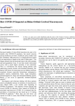 How COVID-19 Impacted on Rhino-Orbital-Cerebral Mucormycosis