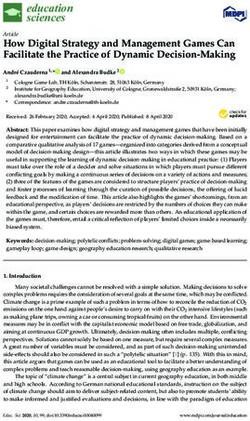 How Digital Strategy and Management Games Can Facilitate the Practice of Dynamic Decision-Making - MDPI