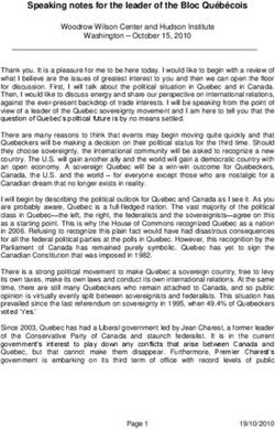 Speaking notes for the leader of the Bloc Qu&eacute;b&eacute;cois