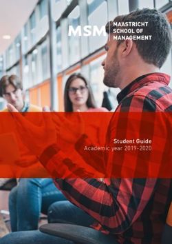 Student Guide Academic year 2019-2020 - Maastricht School ...