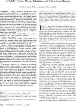 A Validity Test of Movie, Television, and Video-Game Ratings