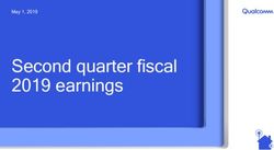 Second quarter fiscal 2019 earnings - May 1, 2019 - Qualcomm