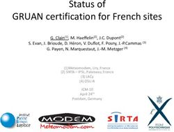 Status of GRUAN certification for French sites