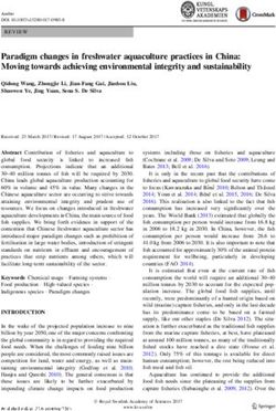 Paradigm changes in freshwater aquaculture practices in China: Moving towards achieving environmental integrity and sustainability