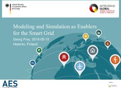 Modeling and Simulation as Enablers for the Smart Grid - Georg Frey, 2018-05-15 Helsinki, Finland