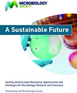 A Sustainable Future - Tackling Antimicrobial Resistance: Opportunities and Challenges for Microbiology Research and Innovation - Microbiology Society