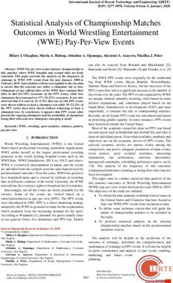 Statistical Analysis of Championship Matches Outcomes in World Wrestling Entertainment (WWE) Pay-Per-View Events - International Journal of Recent ...