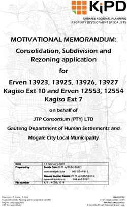 MOTIVATIONAL MEMORANDUM: Consolidation, Subdivision and Rezoning application for Erven 13923, 13925, 13926, 13927 Kagiso Ext 10 and Erven 12553 ...