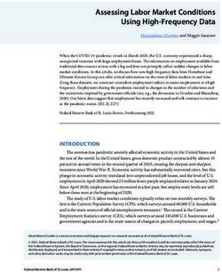 Assessing Labor Market Conditions Using High-Frequency Data