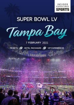 Tampa Bay SUPER BOWL LV - 7 FEBRUARY 2021 - imgix