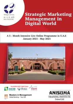 Strategic Marketing Management in Digital World - A 5 - Month Intensive Live Online Programme in U.A.E January 2021 - May 2021