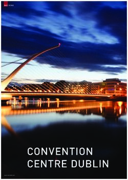 CONVENTION CENTRE DUBLIN - VENUE - Theatre Projects