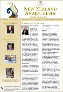 President's Column - Lifebox Foundation