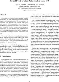 Dos and Don'ts of Client Authentication on the Web