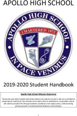 APOLLO HIGH SCHOOL - 2019-2020 Student Handbook - Daviess County Public Schools