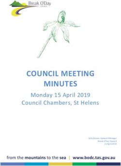 COUNCIL MEETING MINUTES - Monday 15 April 2019 Council Chambers, St Helens - BODC