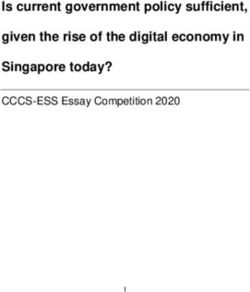 Is current government policy sufficient, given the rise of the digital economy in Singapore today? - CCCS-ESS Essay Competition 2020