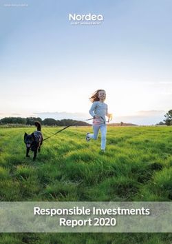 Responsible Investments Report 2020 - Nordea Asset ...