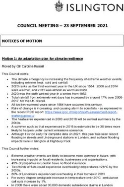 COUNCIL MEETING - 23 SEPTEMBER 2021