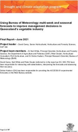 Using Bureau of Meteorology multi-week and seasonal forecasts to improve management decisions in Queensland's vegetable industry
