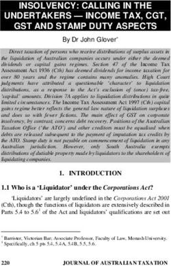 INSOLVENCY: CALLING IN THE UNDERTAKERS - INCOME TAX, CGT, GST AND STAMP DUTY ASPECTS