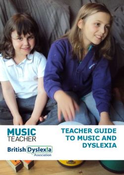 TEACHER GUIDE TO MUSIC AND DYSLEXIA