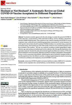 Hesitant or Not Hesitant? A Systematic Review on Global COVID-19 Vaccine Acceptance in Different Populations - MDPI