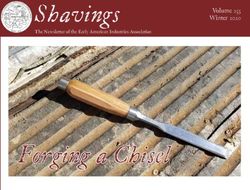 Shavings - Forging a Chisel - Volume 255 Winter 2020 - Early American Industries ...