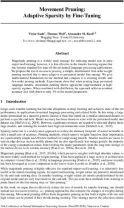 Movement Pruning: Adaptive Sparsity by Fine-Tuning - NIPS Proceedings