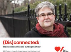 (Dis)connected: How unseen links are putting us at risk - 2019 Report on Heart, Stroke and Vascular Cognitive Impairment - Heart and Stroke ...