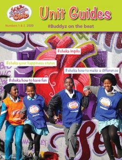 Unit Guides #cheka impilo #cheka your happiness status - Soul City Institute