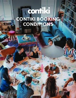 CONTIKI BOOKING CONDITIONS